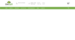 Desktop Screenshot of liverightnaturally.com